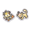 Meowth & Persian Pokémon Pixel Pins (2-Pack)