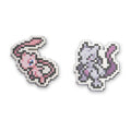 Mewtwo & Mew Pokémon Pixel Pins (2-Pack)