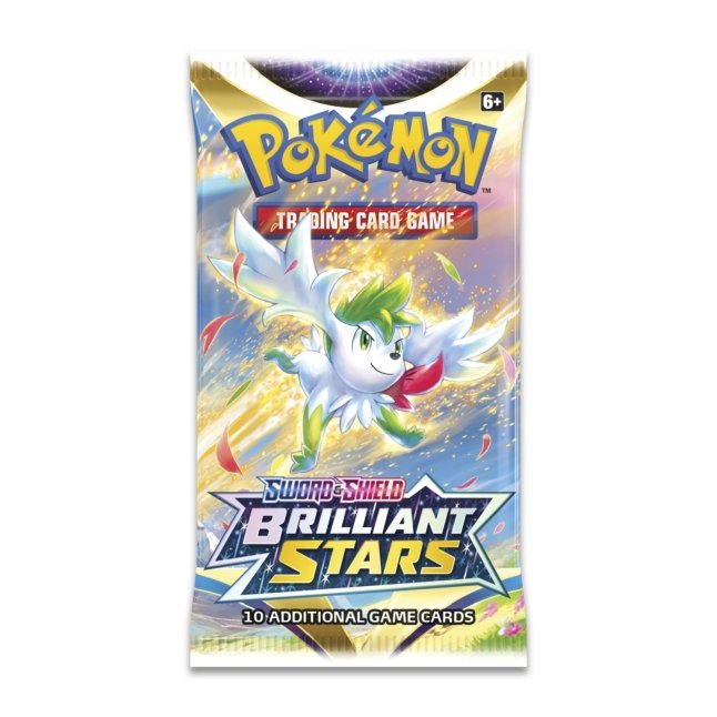 Pokémon TCG: Sword & Shield-Brilliant Stars Booster Pack (10 Cards)