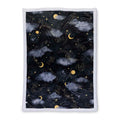 Jirachi Sleep Black Faux Shearling Throw Blanket