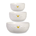 Pikachu Kitchen Ceramic Mixing Bowls (3-Piece)